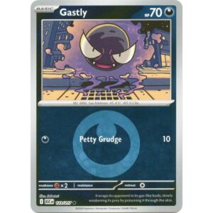 Ascended Heroes - 123/217 - Gastly (Energy Symbol Pattern) - Reverse Holo