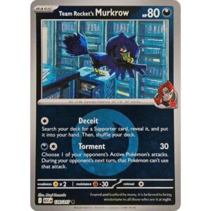 Ascended Heroes - 126/217 - Team Rocket's Murkrow (Energy Symbol Pattern) - Reverse Holo