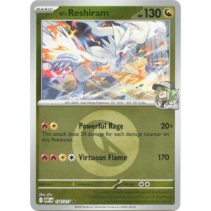 Ascended Heroes - 154/217 - N's Reshiram (Energy Symbol Pattern) - Reverse Holo