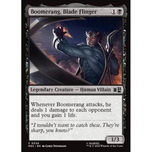 Marvel Super Heroes Commander - 534 - Boomerang, Blade Flinger - Common - B - Non-foil (Front)