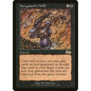 Urza's Saga - 171 - Yawgmoth's Will - Rare - B - Non-foil