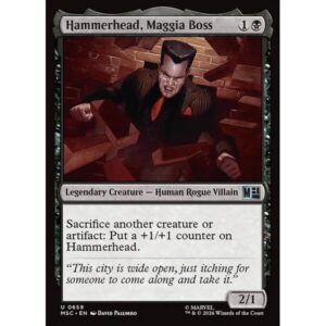 Marvel Super Heroes Commander - 659 - Hammerhead, Maggia Boss - Uncommon - B - Non-foil (Front)