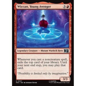 Marvel Super Heroes Commander - 557 - Wiccan, Young Avenger - Uncommon - R - Non-foil (Front)