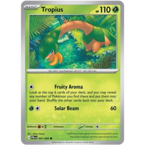 Pitch Black - 001/084 - Tropius - Reverse Holo
