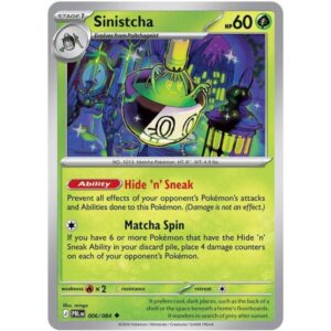 Pitch Black - 006/084 - Sinistcha - Reverse Holo