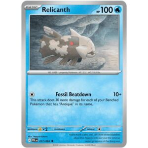 Pitch Black - 017/084 - Relicanth - Reverse Holo