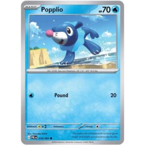 Pitch Black - 018/084 - Popplio - Reverse Holo