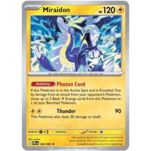 Pitch Black - 028/084 - Miraidon - Reverse Holo