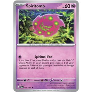 Pitch Black - 035/084 - Spiritomb - Reverse Holo