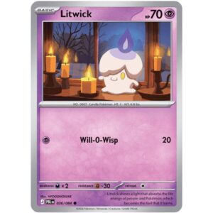 Pitch Black - 036/084 - Litwick - Reverse Holo