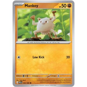 Pitch Black - 042/084 - Mankey - Reverse Holo