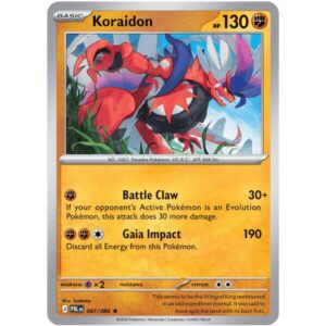 Pitch Black - 047/084 - Koraidon - Reverse Holo