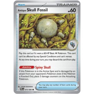 Pitch Black - 073/084 - Antique Skull Fossil - Reverse Holo