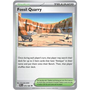 Pitch Black - 076/084 - Fossil Quarry - Reverse Holo