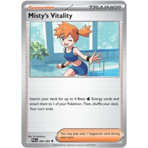 Pitch Black - 080/084 - Misty's Vitality - Reverse Holo