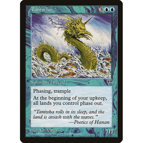 Mirage - 95 - Taniwha - Rare - U - Non-foil (Front)