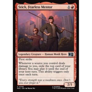 Marvel Super Heroes Commander - 706 - Stick, Fearless Mentor - Uncommon - R - Non-foil (Front)