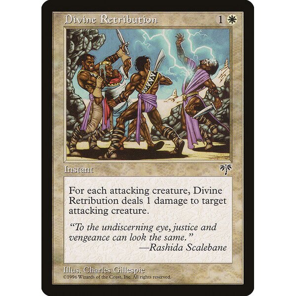 Mirage - 12 - Divine Retribution - Rare - W - Non-foil (Front)