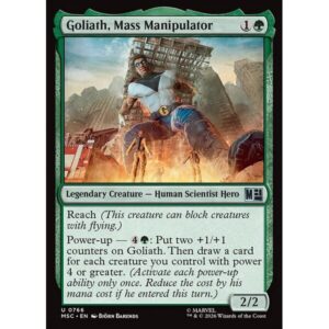 Marvel Super Heroes Commander - 766 - Goliath, Mass Manipulator - Uncommon - G - Non-foil (Front)