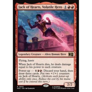 Marvel Super Heroes Commander - 693 - Jack of Hearts, Volatile Hero - Rare - R - Non-foil (Front)