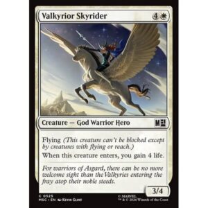 Marvel Super Heroes Commander - 525 - Valkyrior Skyrider - Common - W - Non-foil (Front)
