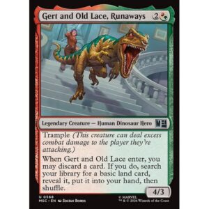 Marvel Super Heroes Commander - 568 - Gert and Old Lace, Runaways - Uncommon - RG - Non-foil (Front)