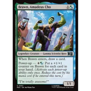 Marvel Super Heroes Commander - 567 - Brawn, Amadeus Cho - Uncommon - UG - Non-foil (Front)
