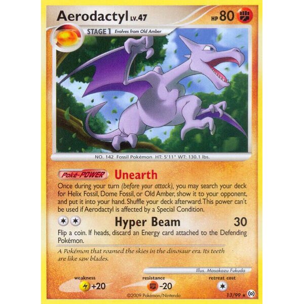 Arceus - 13/99 - Aerodactyl