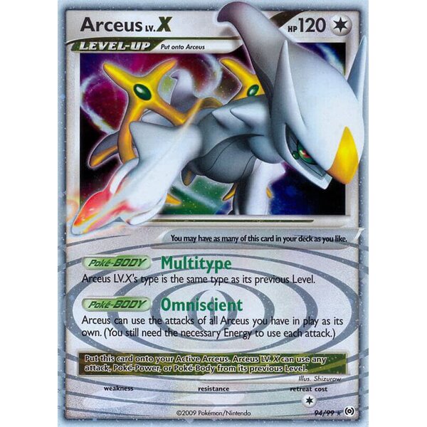 Arceus - 94/99 - Arceus Lv.X (94)