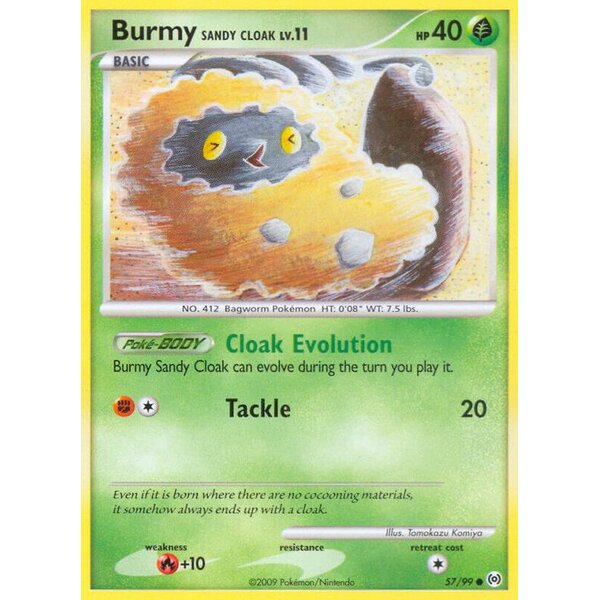 Arceus - 57/99 - Burmy Sandy Cloak