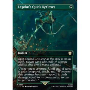 Tales of Middle-earth Commander - 493 - Legolas's Quick Reflexes - Rare - G - Foil