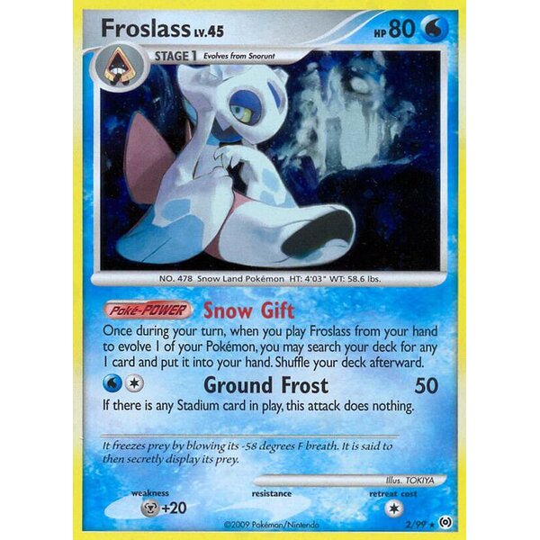 Arceus - 2/99 - Froslass - Holo