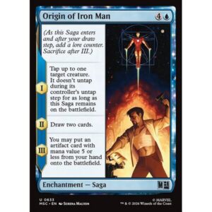 Marvel Super Heroes Commander - 633 - Origin of Iron Man - Uncommon - U - Non-foil (Front)
