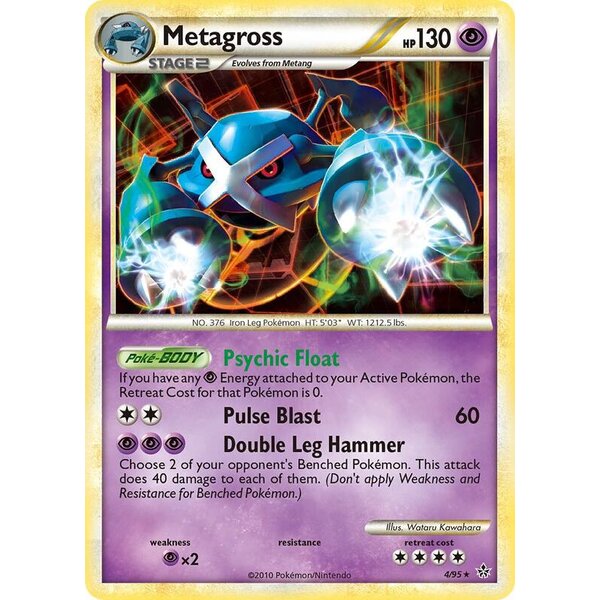 Unleashed - 4/95 - Metagross - Holo
