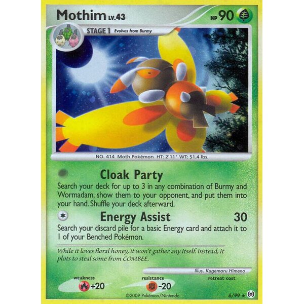 Arceus - 6/99 - Mothim - Holo