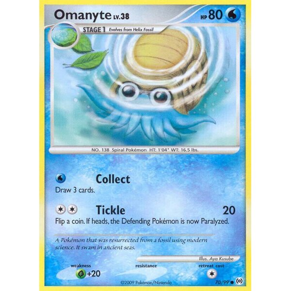 Arceus - 70/99 - Omanyte