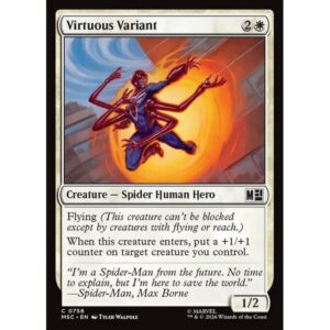 Marvel Super Heroes Commander - 758 - Virtuous Variant - Common - W - Non-foil (Front)