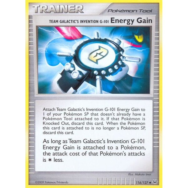 Platinum - 116/127 - Team Galactic's Invention G-101 Energy Gain