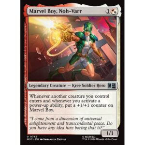 Marvel Super Heroes Commander - 743 - Marvel Boy, Noh-Varr - Uncommon - WR - Non-foil (Front)