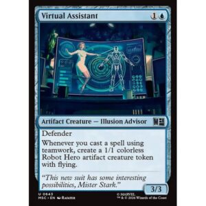 Marvel Super Heroes Commander - 643 - Virtual Assistant - Uncommon - U - Non-foil (Front)
