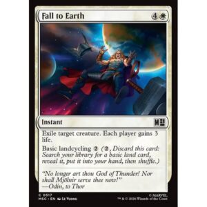Marvel Super Heroes Commander - 517 - Fall to Earth - Common - W - Non-foil (Front)