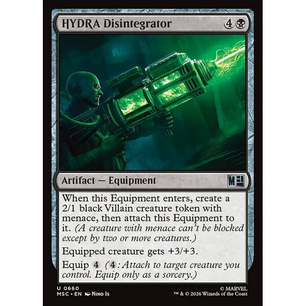 Marvel Super Heroes Commander - 660 - HYDRA Disintegrator - Uncommon - B - Non-foil (Front)
