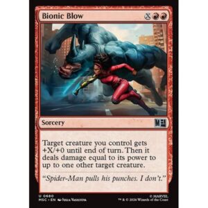 Marvel Super Heroes Commander - 680 - Bionic Blow - Uncommon - R - Non-foil (Front)
