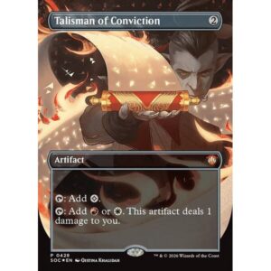 Secrets of Strixhaven Commander - 428 - Talisman of Conviction - Mythic - C - Foil - Promo (Front)