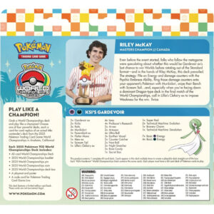 Alternative view of Pokemon 2025 World Championship Decks - Riley McKay