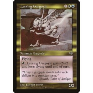 Mirage - 271 - Leering Gargoyle - Rare - WU - Non-foil (Front)