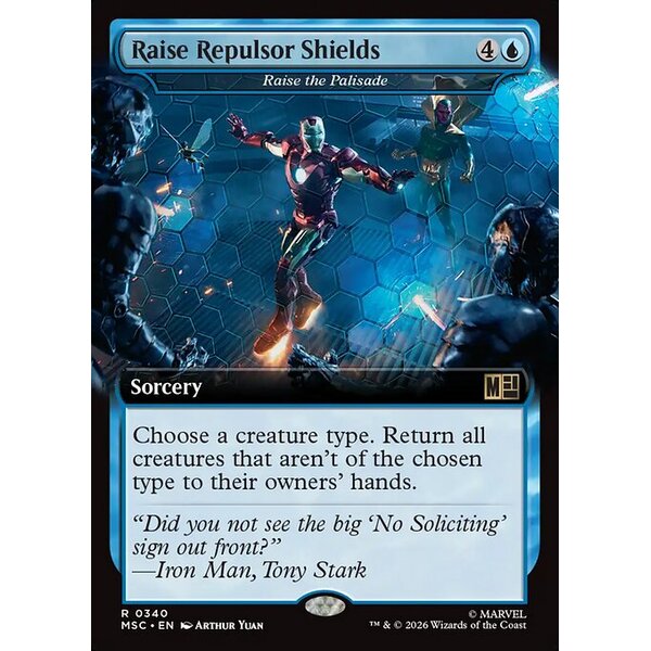 Marvel Super Heroes Commander - 340 - Raise the Palisade - Rare - U - Non-foil (Front)