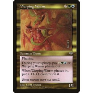 Mirage - 287 - Warping Wurm - Rare - UG - Non-foil (Front)