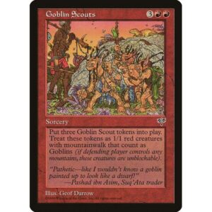 Mirage - 178 - Goblin Scouts - Uncommon - R - Non-foil (Front)