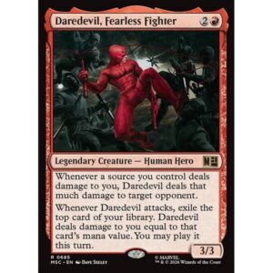 Marvel Super Heroes Commander - 685 - Daredevil, Fearless Fighter - Rare - R - Non-foil (Front)